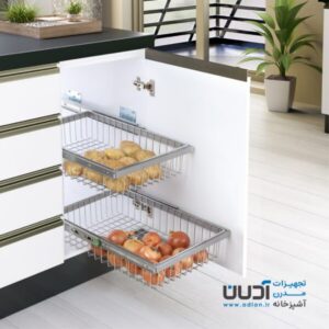 سبد سیب زمینی پیاز داخل کابینت