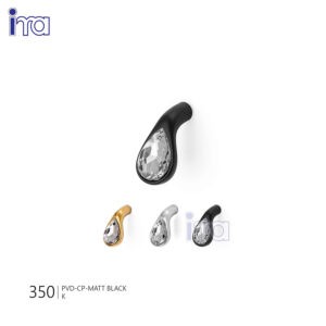دستگیره تک پیچ اشکی کریستالی ملونی مدل ML350