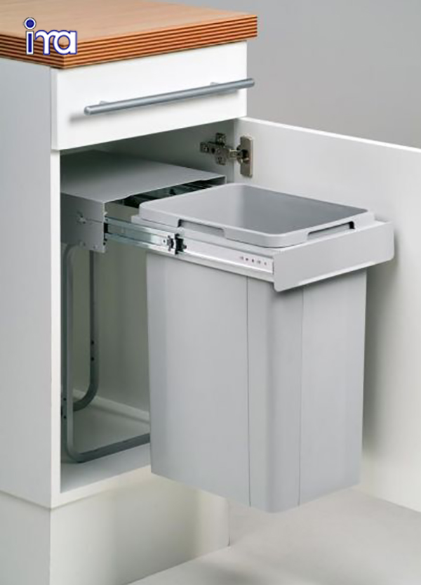 Cabinet trash can