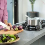 اجاق گاز توکار مدل پاردیک (PARDYC) با ولوم آلومینیومی و صفحه شیشه سکوریت