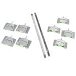 مکانیزم تاپ لاین توکار درب کمد دیواری دو و سه درب با تحمل وزن 50 کیلوگرم