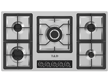 اجاق گاز استیل ۵ شعله TD103S3 اجاق گاز استیل ۵ شعله TD103S3 با صفحه استیل براق و سرشعله ساباف سری 3
