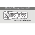 لولا آرام بند کابینت روکار کلیپسی با پایه خطی 3D فانتونی A101 - Image 2