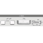 لولا کابینت بای فولد تاشو کلیپسی 135 درجه با پایه 3D فانتونی A033 - Image 2