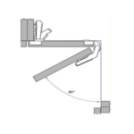 لولا کابینت بای فولد تاشو کلیپسی 135 درجه با پایه 3D فانتونی A033 - Image 4